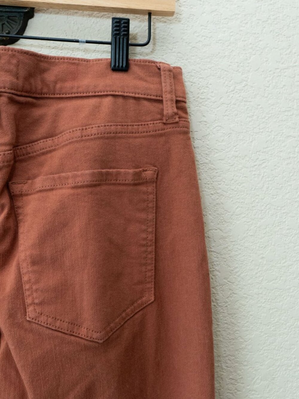 Altar'd State Brown Flare Jeans Women's 28 High Rise Stretch Frayed Hem Boho - Picture 11 of 15